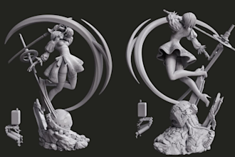 3d warhammer 40k table top miniature painter action figure dnd stl for printing