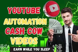create money making youtube cash cow channel, monetizable cash cow videos