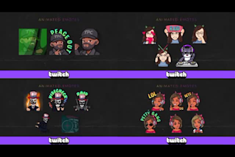 create custom animated twitch emotes