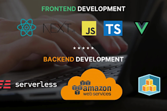 build fullstack serverless web applications using reactjs, nextjs with AWS