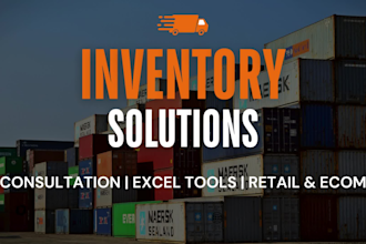 be your inventory management consultant for your business