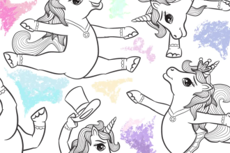 draw awesome children coloring book illustrations