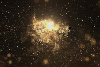 create a luxury animated video and logo intro