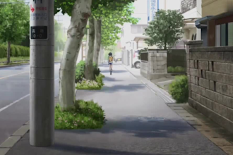 do hand drawn 2d animation in japanese anime style