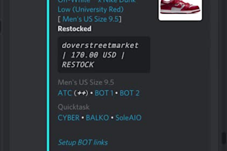 create a custom  discord monitor for your  cook group