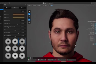 do realistic character modelling cgi unreal engine 3d metahuman character design