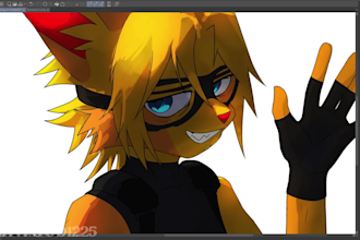 create custom digital art of your oc, fanart