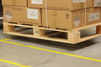 create truck logistics warehouse promo video