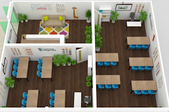render beautiful 3d floor plans