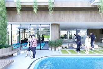 design your 3d landscape, backyard, pool, garden, patio, outdoor with render