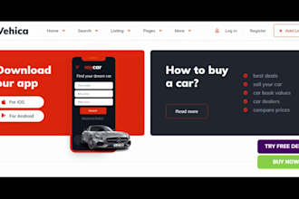 develop luxury car dealership website, automobile,automotive, ev vehicle website