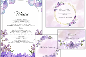 design the most beautiful digital wedding invitation card for etsy