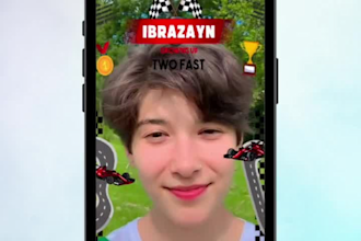 create animations for instagram effect or filter