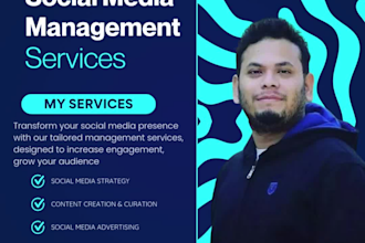 do 30 day facebook and instagram post plan with growth strategy