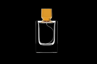 create a 3d perfume bottle model and render for you
