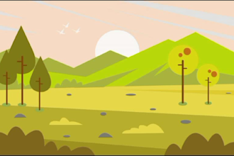 create 2d vector flat illustrations for your website