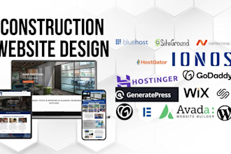 design construction plumbing roofing solar hvac handyman contractor website copy