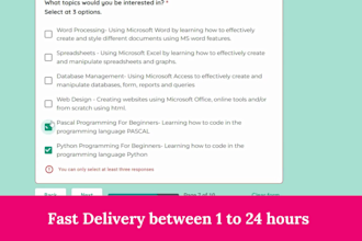 create visually appealing and professional google forms in less than a day