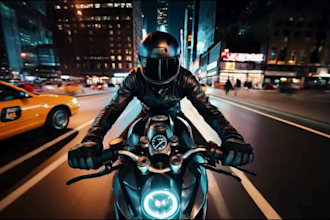 create a stunning ai movie hollywood style custom short film