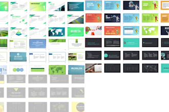 do powerpoint presentation design, recreate, modification