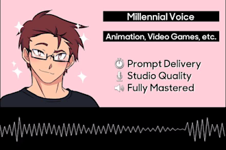 record a voice or voiceover for your animation or video game character