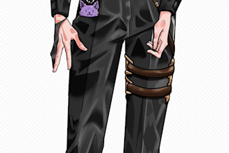 design a vtuber model and rigging