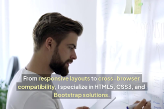 do any html5 and css3 related work