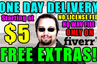 record a voice over fast with free extras