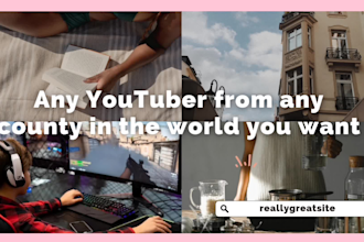 give you 1500  emails of youtubers,list of influencers in just 5 US dollars