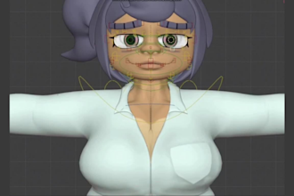 do 3d rigging and modelling furry avatar vrchat ue5 model 3d character animation