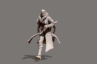 do 3d character model, unity unreal character animation for game and VR