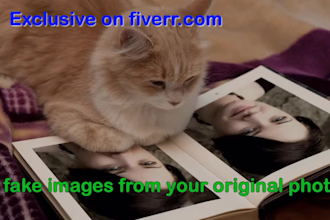 create 10 fake images from your original photo