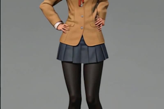do character modeling chibi model animal model vtuber art pixar animation video