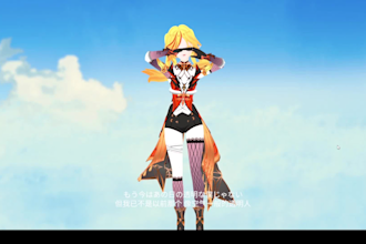 modeling anime style 3d game vtuber vrchat character