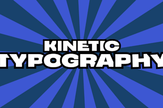 create custom kinetic typography animated video