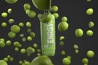 design 3d drink animation 3d bottle beverage animation 3d soda cgi product video