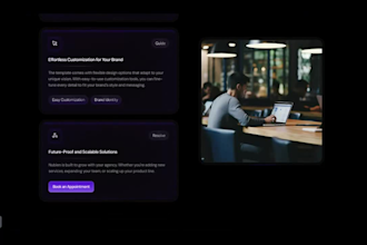 build a modern, responsive framer landing page
