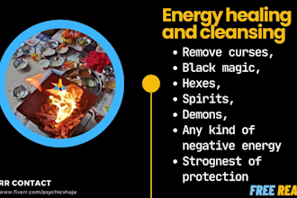 remove dark magick,curse,blockages and clean your energy