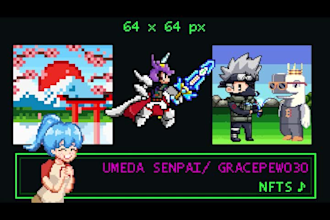 draw and animate pixel art for you