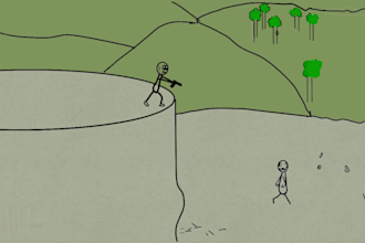 create stickman animation, stick figure, stickman 2d animation and doodle art