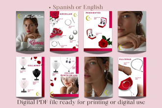 digital catalog design for products y services