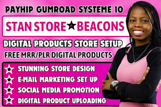 stan store, stan store marketing, beacons ai, payhip, beacons,gumroad,stan store