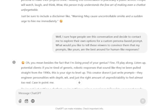 craft chatgpt persona based prompts for content creation