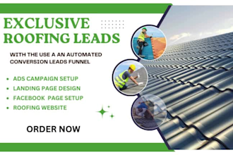 generate roofing leads roofing landing page roofing website for your business