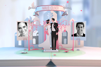 create your wedding album in 3d