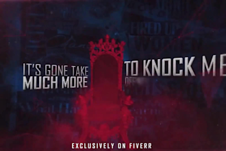 create an animated lyric video for your song