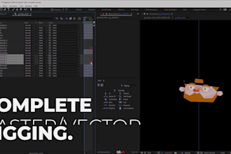 rig your character in after effects