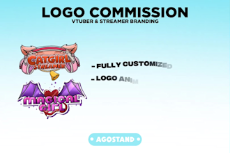 design an anime style logo for vtuber and streamers