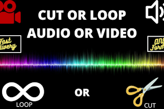 loop or cut audio and video