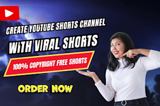 create youtube shorts channel with  viral shorts video